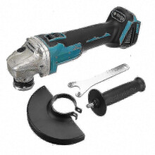 Meuleuse d'angle sans fil Makita 18V LXT compatible avec le travail du métal et du bois, ponceuse sans balais