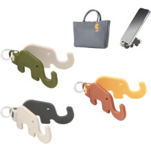 Soporte para teléfono móvil elefante plegable reversible de PP, con hebilla de anillo ángulo ajustable Compatible con smartphones