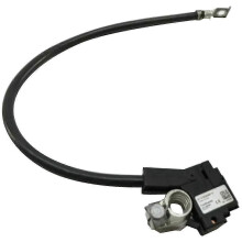 Cable negativo de batería compatible con BMW Serie 5 y 7 F01 F10 F11, conector de batería de repuesto directo de plástico negro y metal.