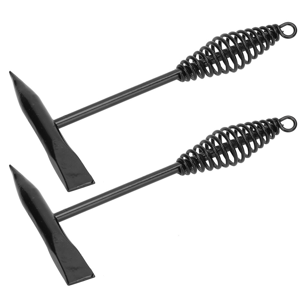 2Pcs Welders Chipping Hammer, 250Mm Stainless Steel, Spring Handle, For Weld Slag Spatter Rust Ice Removal 6901168291238
