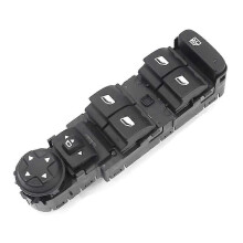 Vorderer Linker Fensterheberschalter, Schwarz Kunststoff, kompatibel mit Peugeot208 T9 Citroen C4, Teilenummer96788264ZD10025551