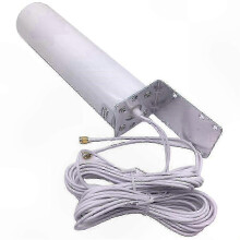 Antena externa 4G LTE compatible con routers y módems 3G/4G, ganancia de 10-12 dBi, cable de 5 m, conectores SMA/TS9/CRC9.