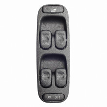 Elektrischer Fensterheber-Hauptschalter vorne links, kompatibel mit Volvo V70 S70 XC70 1998-2000, schwarzes ABS-Material, Teilenummer 8638452