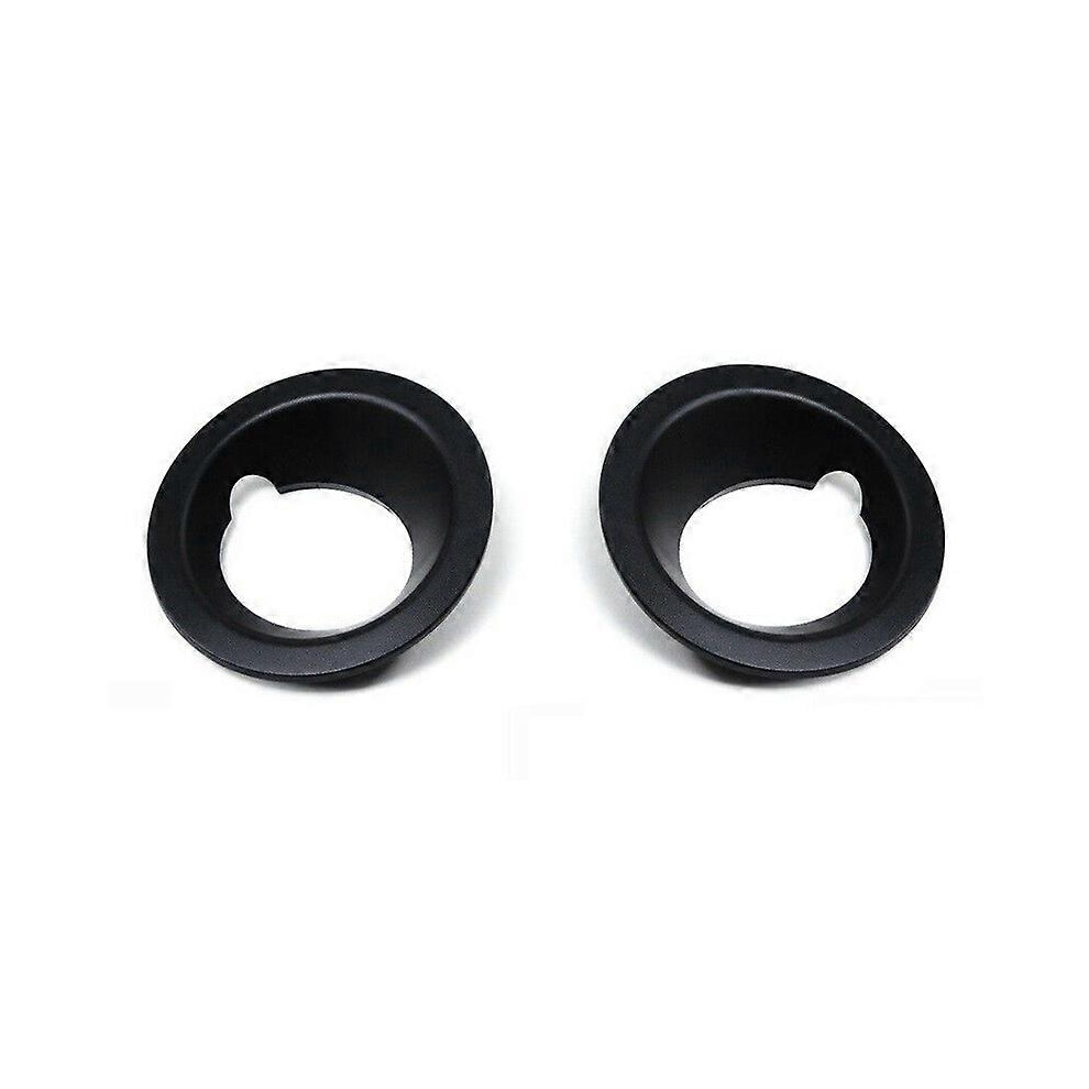 Front Fog Ring Cover Compatible With Bmw X3 E83 2004 2005 2006 Plastic Pair Light/Black 6901168322840