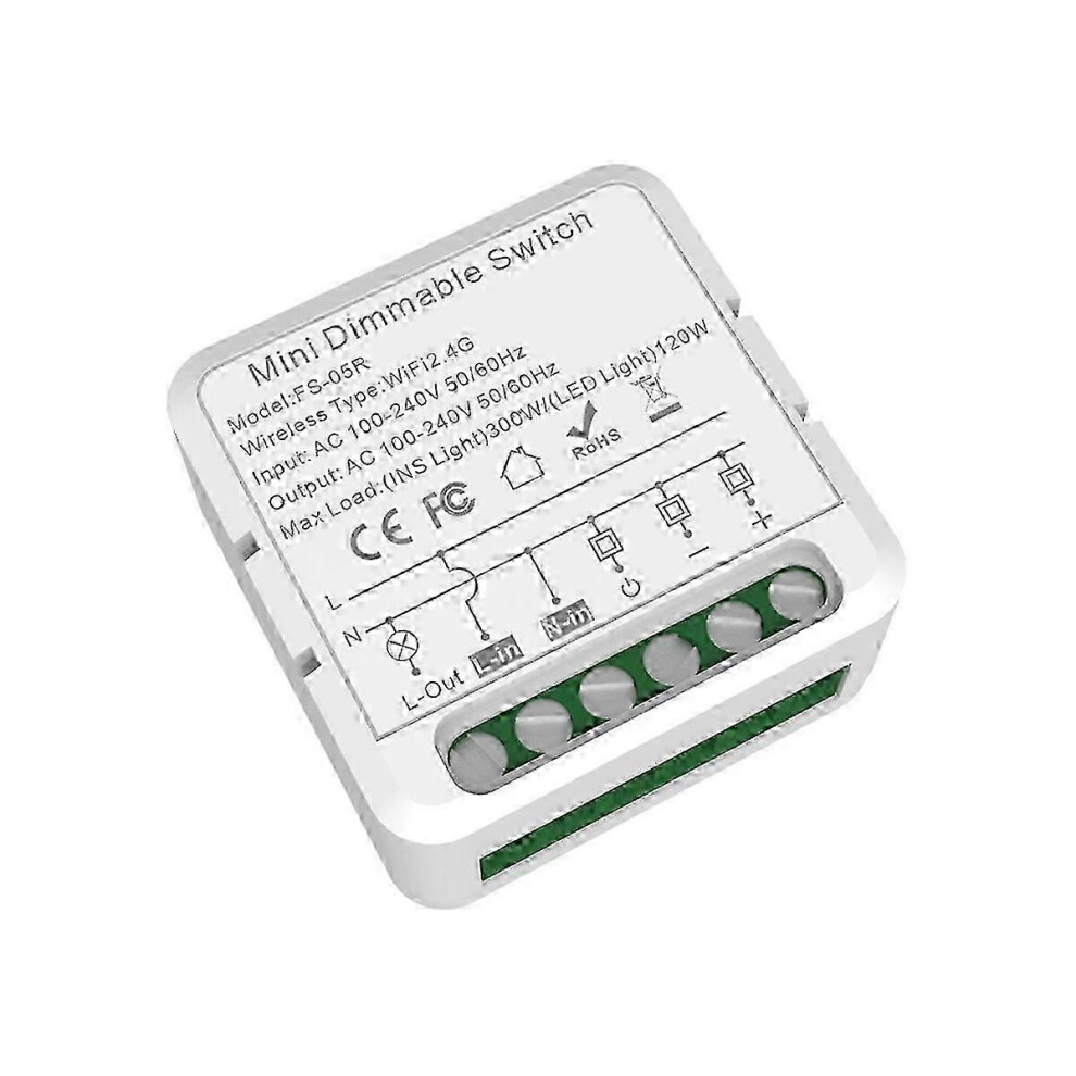 Tuya Wifi Smart Dimmer Switch Module Compatible With Alexa Google Home For Led Lights 6901168323359