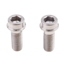 Titan-Befestigungsschrauben für Motorradbremssättel, M10x1,25x25 mm, Titanlegierung, korrosionsbeständig, langlebig, 2er-Pack