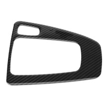 Capa de Acabamento de Painel de Cambio Fibra de Carbono Compatível com BMW E90 E92 E93 2005-2012 Direito, 3K Twill Brilhante
