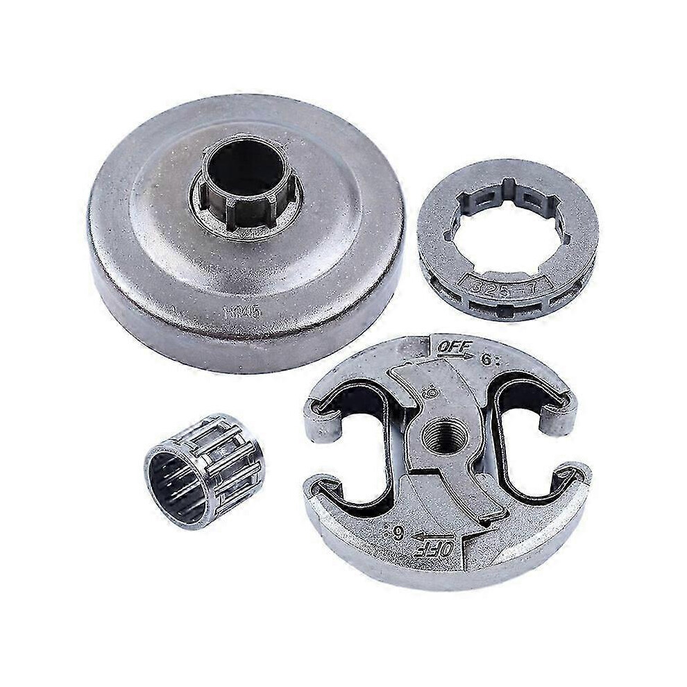 Clutch Sprocket Rim Needle Bearing Set 0.325 Inch 7T Compatible With Husqvarna 350 346Xp 351 353 445 450 Chainsaw 6901168283172
