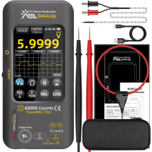 BSIDE S600A Professionell Multimeter: Effektberäkning med 60 000 Punkter, Komplett Loggningsläge, 1500 V AC 10 000 A