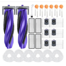 For Freo X10 Pro / YJCC027 Vacuum Cleaner Main Side Brushes Mop Cloth HEPA Filter Dust Bags Cleaning Brush