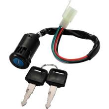 Contacteur d'allumage à 4 broches compatible avec scooters et quads chinois 50cc à 125cc, classe de protection IP00, 1 pièce