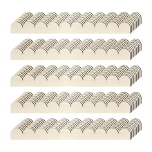 50 Piezas de Moldura Decorativa de Madera Festoneada Sin Acabado, Moldura Festoneada de Madera Sin Acabado de 15,75 Pulgadas, Linda Moldura para DIY