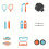 18in1 Motion Sensing Sports Suit Set for  2  Controller Detachable Grip+Tennis Racket+Wristband Set 1
