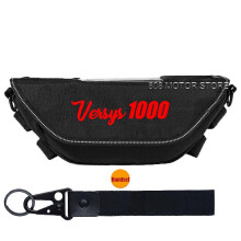Motorrad Lenkertasche kompatibel mit Kawasaki Versys6501000 wasserdicht staubdicht mit Kabeldurchführung zum Laden
