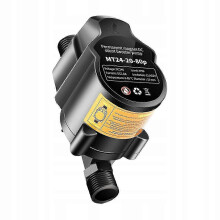 Surpresseur automatique, 24 V CC, débit de 25 l/min, hauteur de refoulement de 15 m, capteur automatique, pour douche de maison, cuisine et jardin.