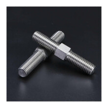 Parafuso de dupla ponta, 1 peça, aço inoxidável 304 A2 M8*60, para instalação mecânica e manutenção de estrutura de equipamento CNC