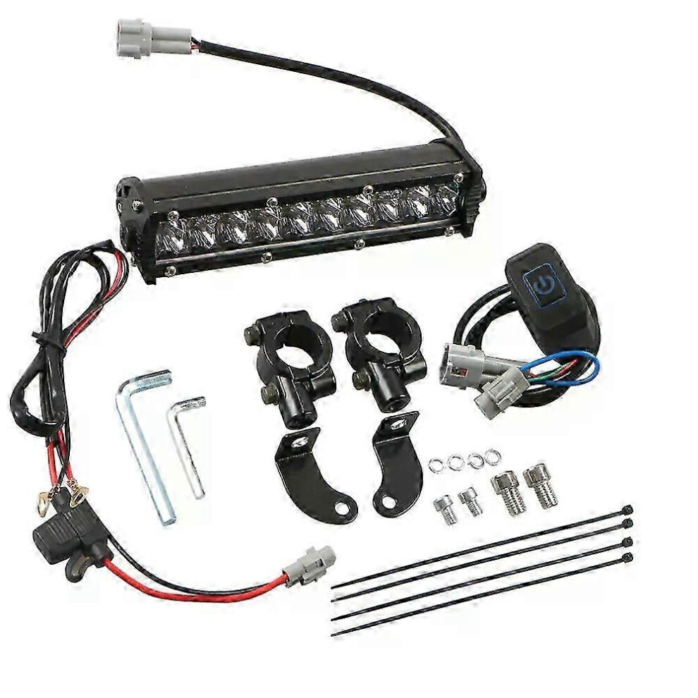 60W Led Head Compatible With Kawasaki Klx110 Honda Crf110 Yamaha Ttr110 Dirt Bike Plug Play Wiring Harness Light/Dark/White 6901168281369