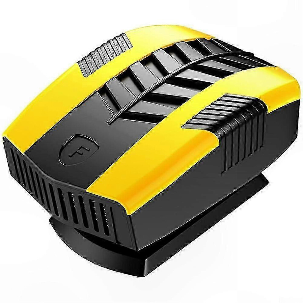 12V 1800W Portable Car Heater, Ptc Heating Element, 360 Rotation Adjustable Vents, For Windshield Defrosting, Compact Portable Design 6901168325919