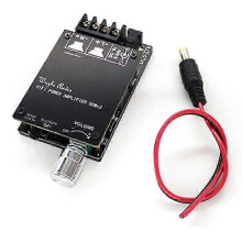 Wzmacniacz stereo Bluetooth, 50 W x 2, układ TPA3116, ZK-502C, czarny ABS, cyfrowy moduł wzmacniacza mocy, do instrumentów audio