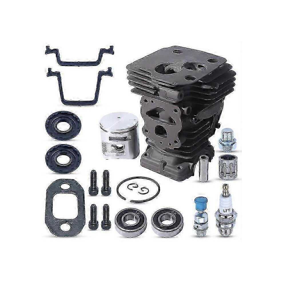 44Mm Cylinder Piston Kit Compatible With Husqvarna 445 445E 450 450 Rancher Chainsaw, Replaces Oe 544119802 544062001 525605001 6901168279809