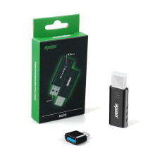 USB Bluetooth 5.3 -sovitin yhteensopiva Nintendo Switch, PS4, PS5, PC, Android TV, musta ABS, 10m kantama, Type-C OTG