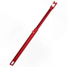 Sisäänvedettävä alumiininen tukitanko auton tavaratilan ja oven kiinnitystyökaluille, teleskooppinen, punainen, alumiinia, 32–48 cm