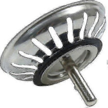 Sitko do odpływu zlewu, kompatybilne z Franke 49-01687, sitko wymienne ze stali nierdzewnej o średnicy 80 mm, certyfikat NF293