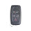 Capa de Chave de Carro Compatível com Land Rover Range Rover Sport 2010-2012, Material ABS Cobre, Sem Componentes Internos 1