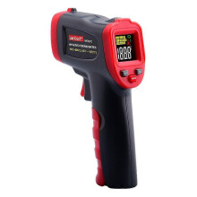 Wintact WT327C draagbare contactloze infraroodthermometer, meetbereik van -50C tot 800C voor oppervlaktetemperatuur.