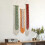 Nordic Leaf Woven Macrame Tapestry Hanging Boho Tassel Wall Hanging A 3