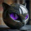 Black Luxury Cat Statue Blue Home Decor Gift Art 5