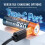 AA Battery Charging Case with 4-Pack 2400MWh Rechargeable Li-Lon Batteries for VR  Controller Remote Control A 9