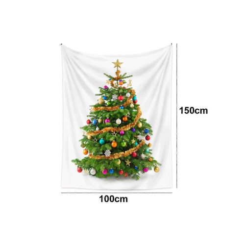 Christmas Tree Theme Tapestry Wall Hanging for Holiday Gift Decor 1