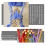 Hot Air Balloon Handwoven Wall Tapestry Blue 3