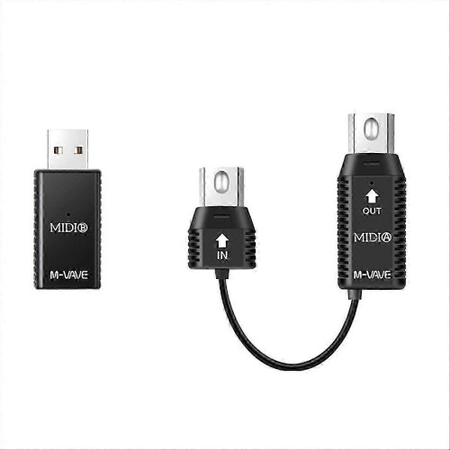 Mini Wireless MIDI Adapter, 2.4GHz Low Latency