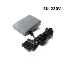 Pedál s nastaviteľnou rýchlosťou a napájacím káblom kompatibilný so šijacím strojom Brother KD-1902 Serger, náhradný diel