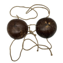 Soutien-gorge en coquille de noix de coco naturelle, marron, 11-13cm de diamètre, pour fêtes hawaïennes et mariages sur la plage