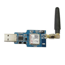 Módulo USB GSM GPRS SIM800C de cuatro bandas (850/900/1800/1900 MHz) con chip CH340T para transmisión de datos SMS.