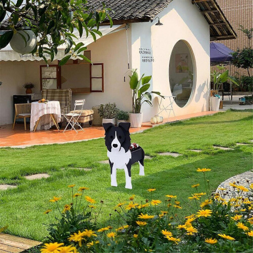 Ensemble de pots de fleurs en forme de chien de dessin animé - Pot de fleurs à assembler en forme de chien 2