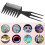 Double-Sided Plastic Marbling Combs for Ebru Art - 3-Piece Tool Set 4