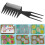 Double-Sided Plastic Marbling Combs for Ebru Art - 3-Piece Tool Set 5