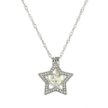 Luminous Pentagram Pendant Necklace, Durable Five-point Star Chain for Daily Wear, Evening Events, Special Occasions