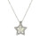 Colar de Corrente com Pingente Estrela de Cinco Pontas, Design Simples e Estiloso para Presente 1