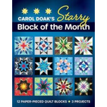 Carol Doaks Starry Block of the Month by Carol Doak Paperback Book