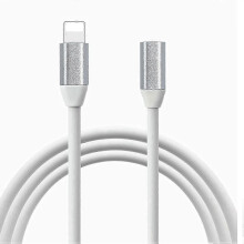 Lightning-Verlängerungskabel 1 m, kompatibel mit iOS 10-14 für Laden, Daten und Audio