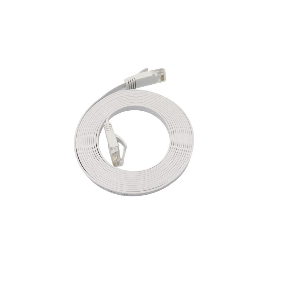 Microconnect Cat6a U/Utp Flat Network Cable 2M White 5715063699874
