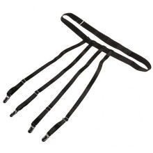 Verstellbarer elastischer Beingurt mit Strumpfband, Nylon, Metallclip, für Punkrock-Festival, Cosplay-Party, Bühnenauftritt, für Damen
