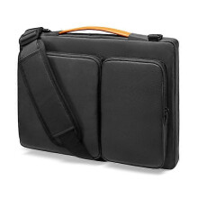 Wasserdichte Laptoptasche für 14- und 15,6-Zoll-Computer, Umhängetasche aus Polyester mit Teleskopgriff