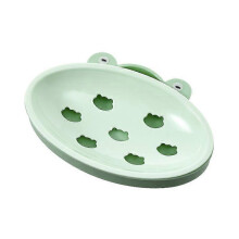 Porte-savon grenouille de dessin animé avec bac de récupération amovible, porte-savon pour la maison - Betterlifefg