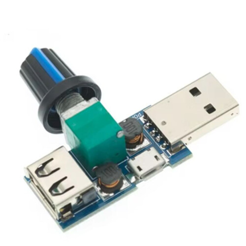 USB Fan Governor Wind Speed Controller Air Volume Regulator Cooling Mute Multi Function Fan Speed  Module  5V 2